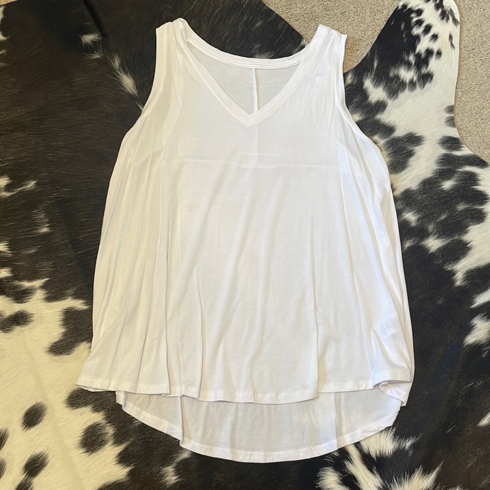 White tank top
